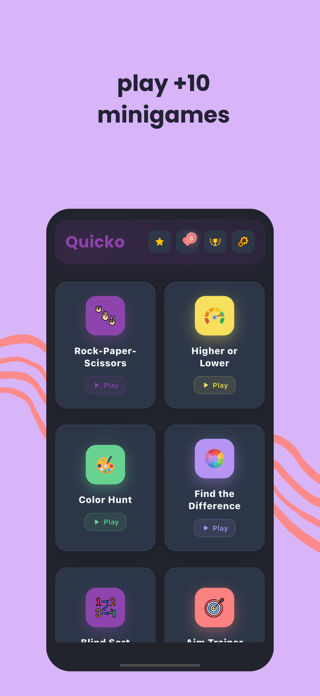 Quicko - Minigames Screenshot 1 of 5