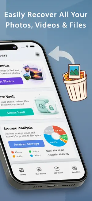 Photo Recovery - Secure Backup screenshot 2