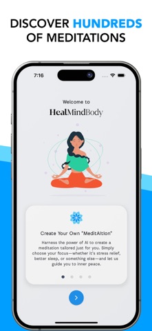 Heal Mind Body iPhone screenshot