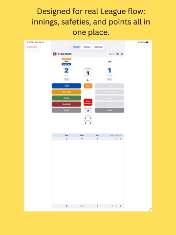 My Simple Billiard Scoring ipad screenshot 3