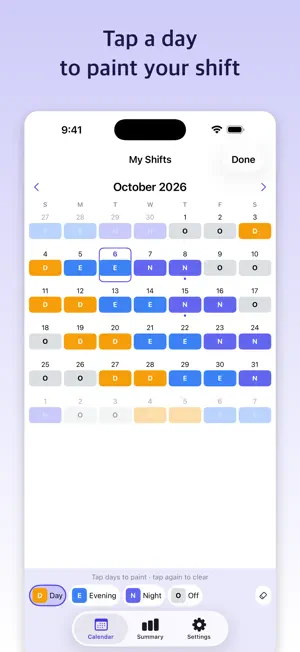 Shift Calendar: Hours & Widget screenshot 2