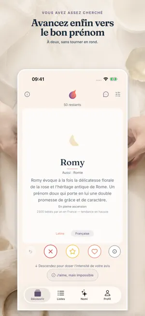 Nomi : Prénoms de bébé screenshot 1