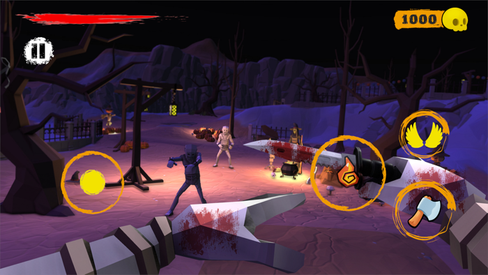 Flying Grandma Horror Game 3D