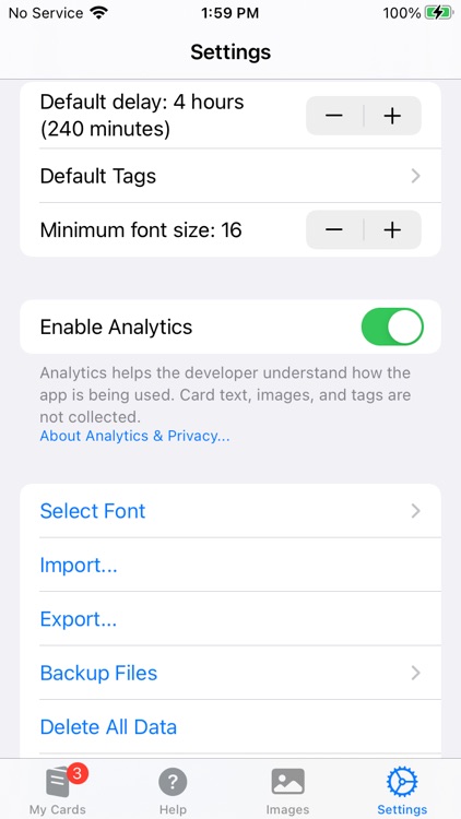 Zing Spaced Repetition