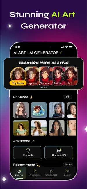 AIPhoto: Image Video Generator iPhone screenshot 1