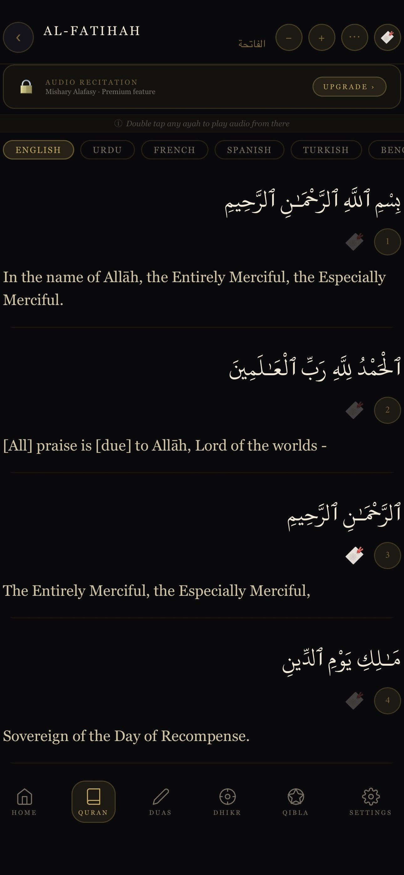 Noor Islamic Prayer and Quran screenshot 4