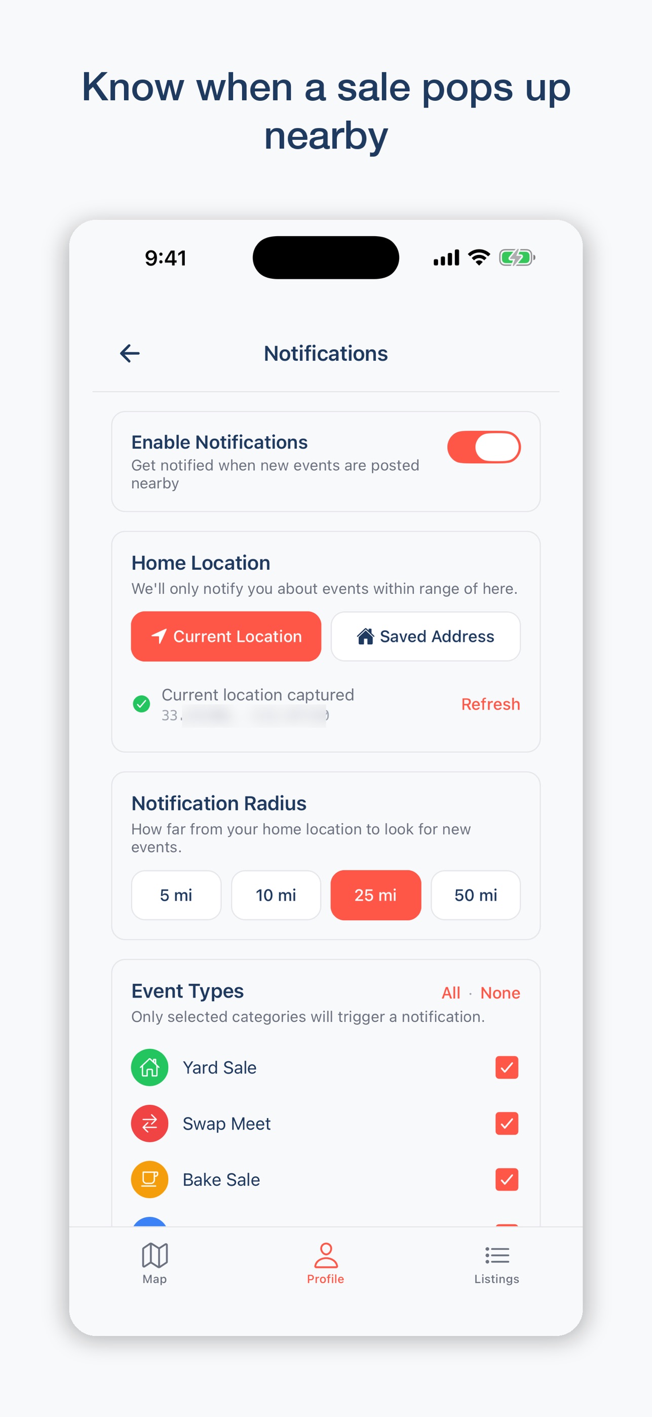 Screenshot 1 of Phoenix Yard Sales