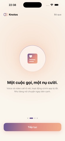Knotos: Chat & Calls iPhone screenshot