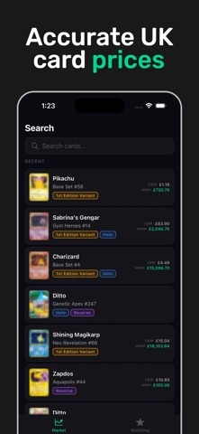 RareScan UK screenshot