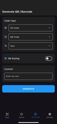 QR-Code Scanner and Generator Screenshot 7 of 10