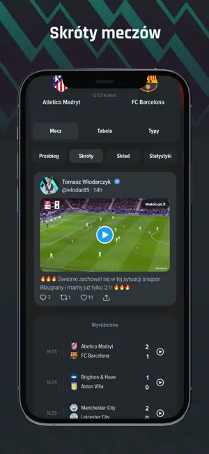 Meczyki: Wyniki na żywo, newsy iPhone screenshot 4