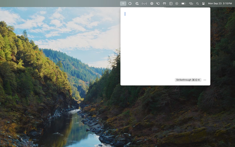 #2. Strikethrough (macOS) 由: Dakota Felder