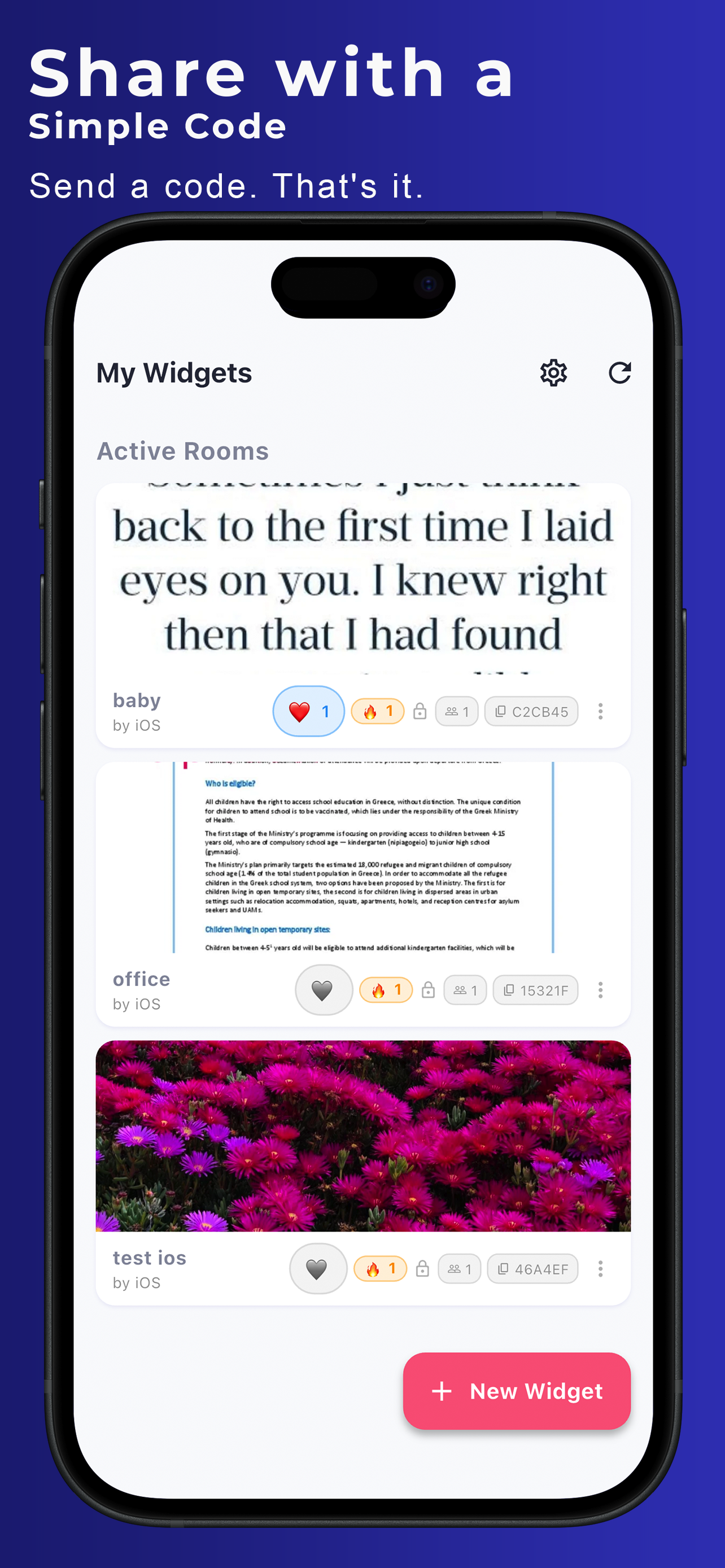 Drawget: Shared Drawing Widget