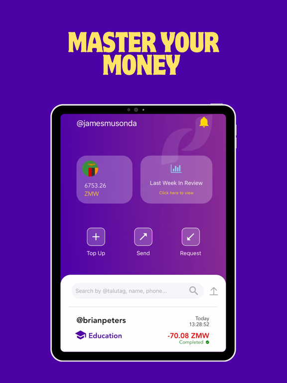 mytalu iPad screenshot 1 - Finance app