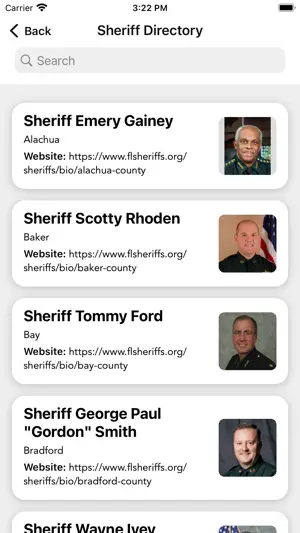 Florida Deputy Sheriff Assoc. screenshot 3