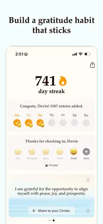 Gratitude Plus: Screenshot 3 von 9