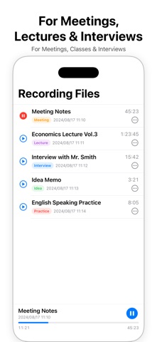 Simple Voice Recorder & Memo Screenshot 3 of 8