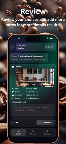 CoffeeShop AI : Room Makeover screenshot