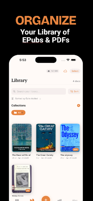 Fulora: Reader & Book Tracker Screenshot 5 of 5