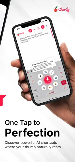 Cherify: AI Voice Keyboard Pro screenshot 3