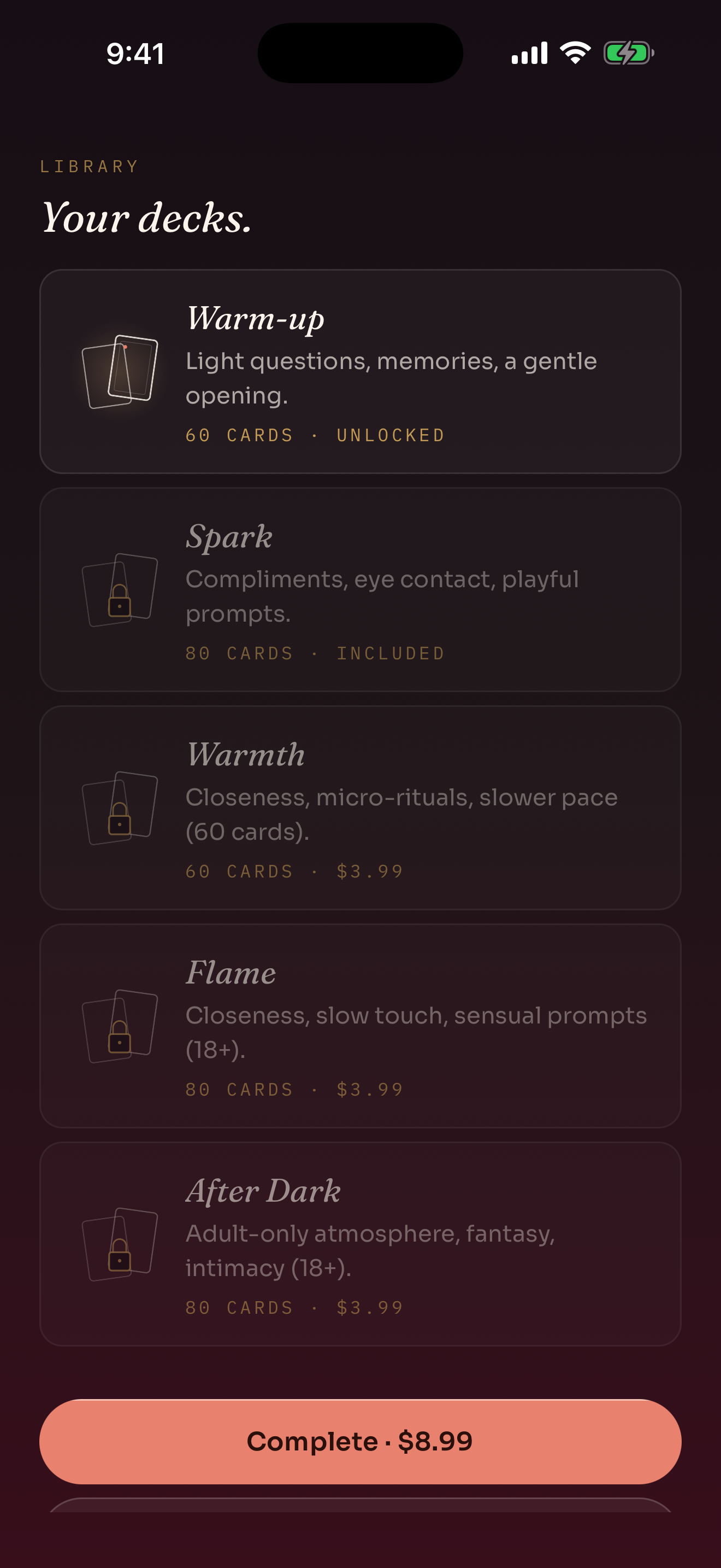 NAMI – Cards for Couples