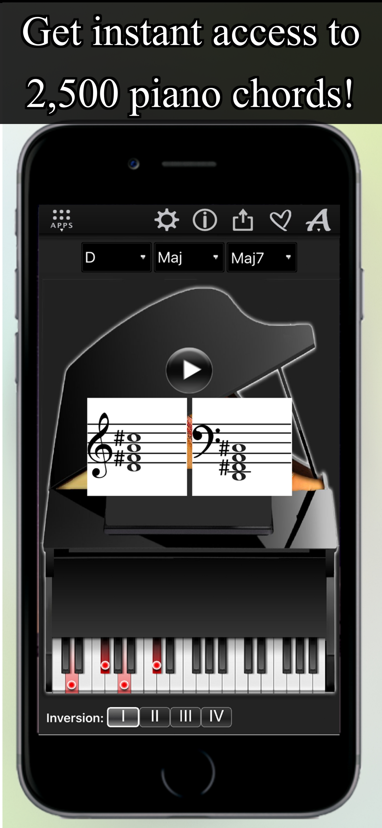 Piano Chords Compass screenshot 3