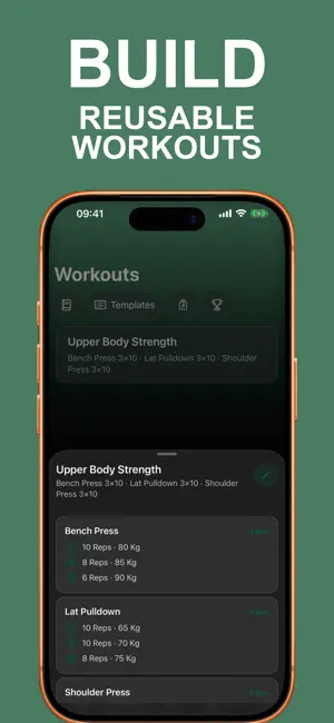 Workout Log - TrainHealth screenshot 2