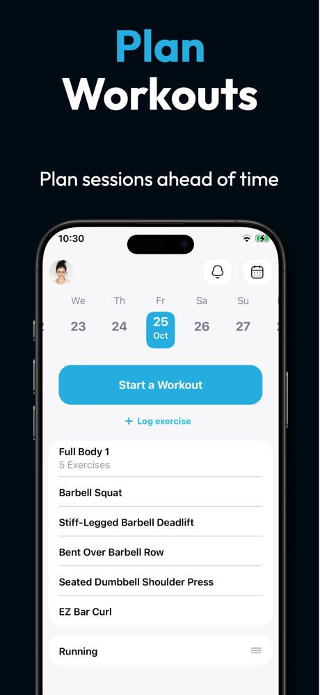 Fitlist Workout Log & Planner screenshot 3
