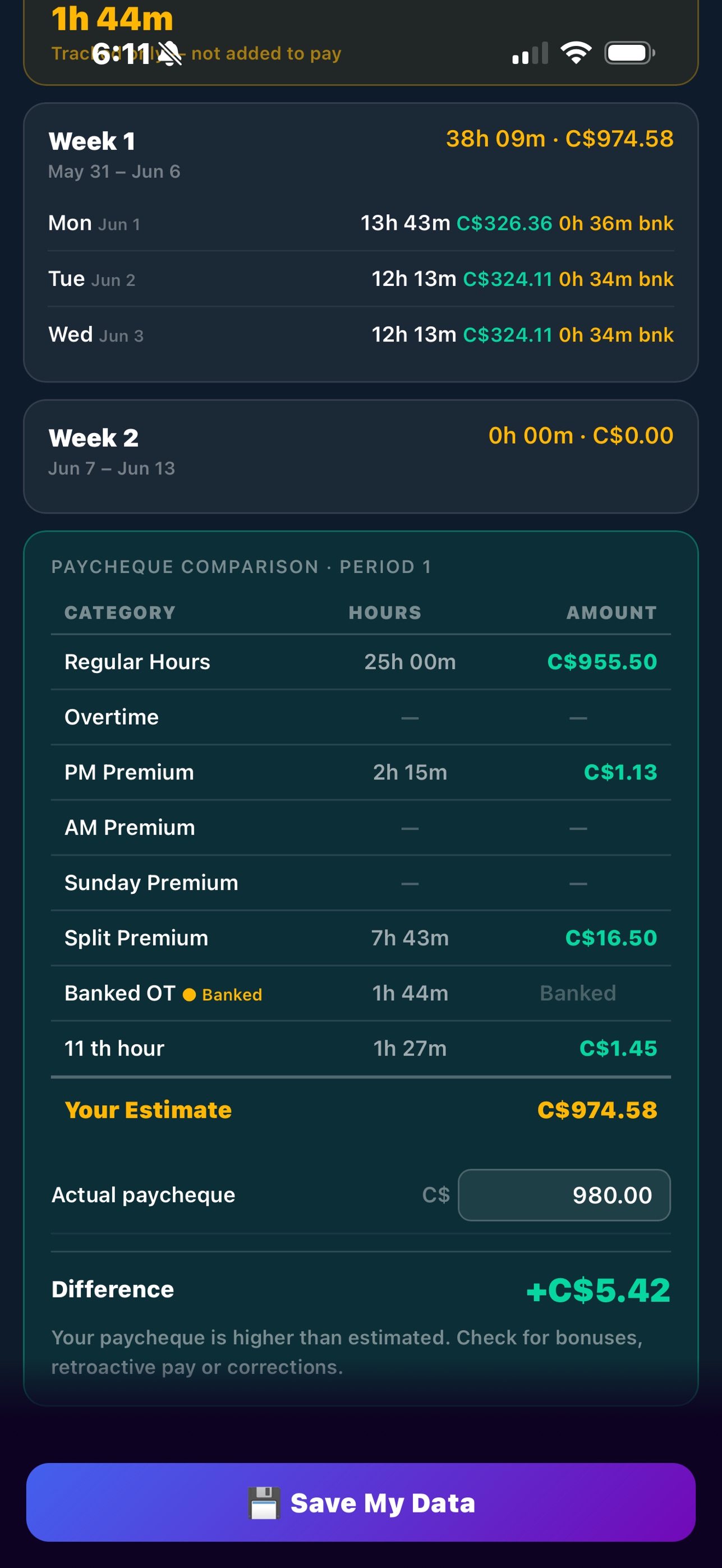 Screenshot 4 of Shift-Logix Ledger