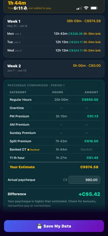 Shift-Logix Ledger screenshot 4 of 6