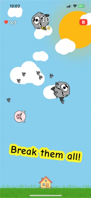Mad Piggy - Flick & Destroy screenshot 4