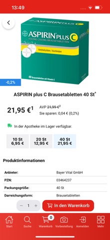 Bavaria Apotheke screenshot
