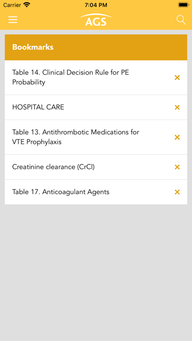 Geriatrics At Your Fingertips Screenshot