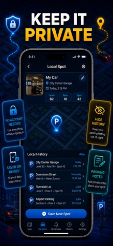 找到我的车 - 停车位置记录仪 screenshot