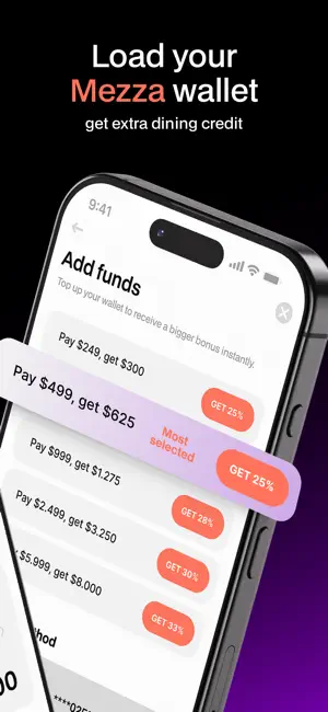 Mezza - Dine & Earn screenshot 2