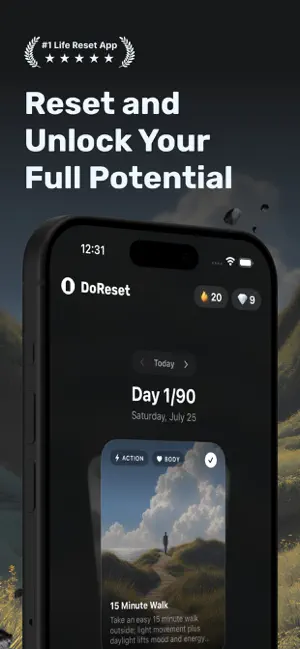 DoReset: Life Reset Plans screenshot 1