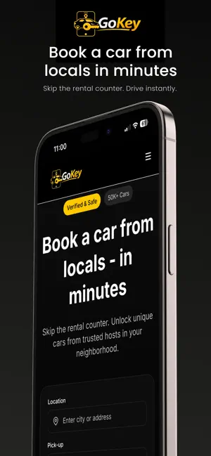 GoKey - Your Drive on Demand screenshot 1