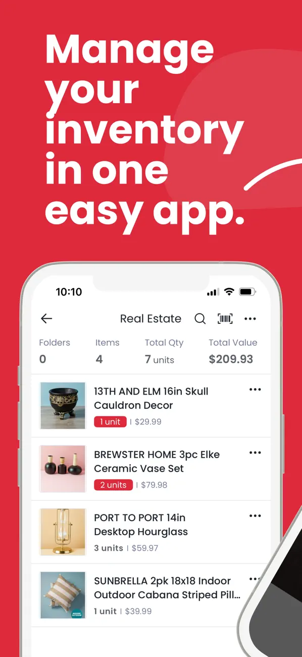 Screenshot #1 pour Sortly: Inventory Simplified