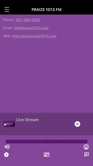 Praize 107.5 WPZM-LP screenshot 3
