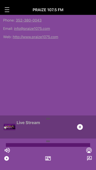 Praize 107.5 WPZM-LP app screenshot 3