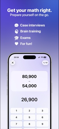 Mathy — Mental Math Trainer screenshot 1