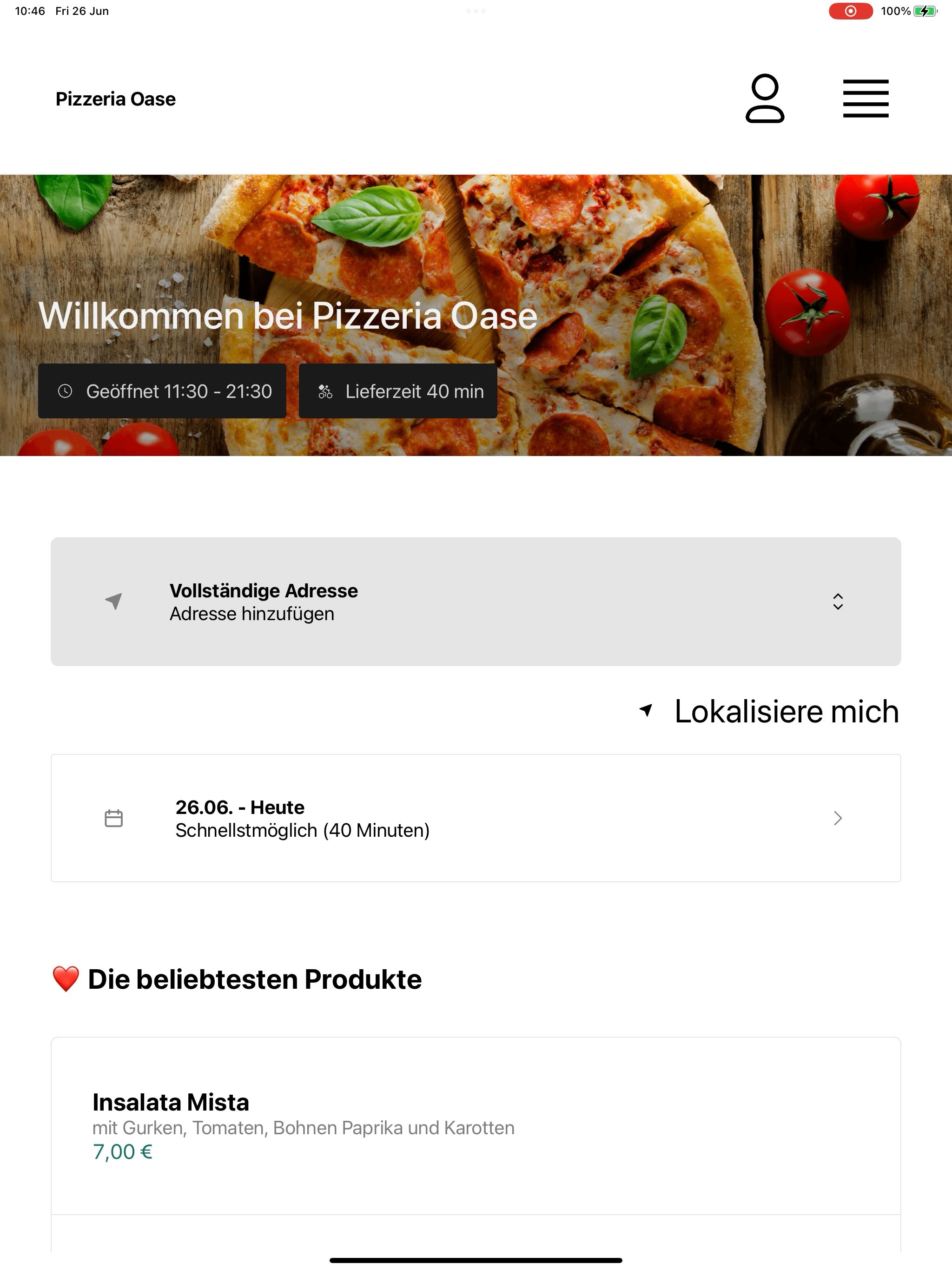Pizzeria Oase screenshot 13