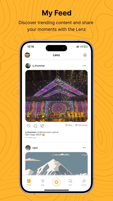 Lenz-Social iPhone screenshot 2 - Social Networking app