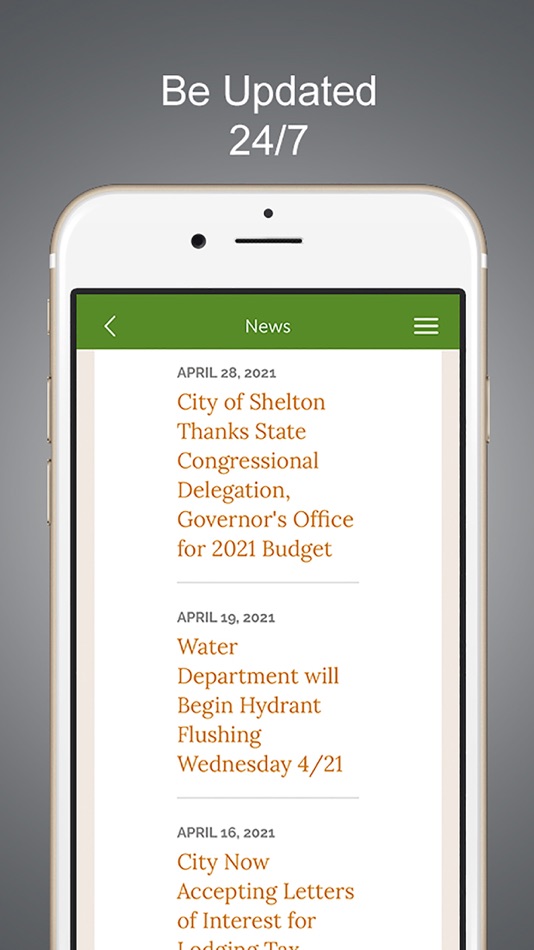 #3. Shelton, WA (iOS) By: City of Shelton, WA