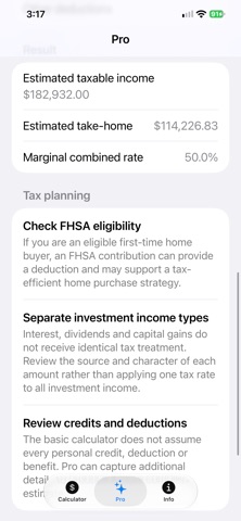 IncomeTaxCalculator - Canada, zrzut ekranu 4