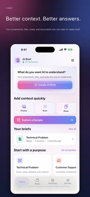 AI Brief screenshot 1