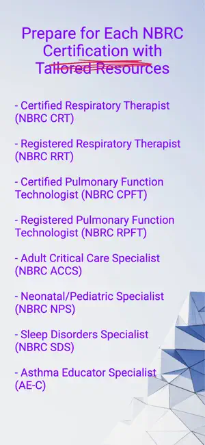 NBRC Respiratory Exam Mastery screenshot 2