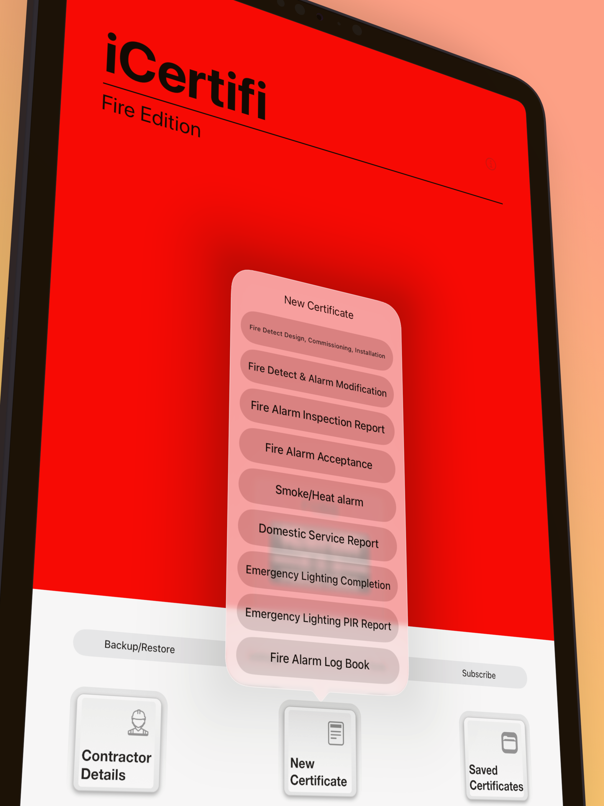 iCertifi Fire Edition screenshot 9