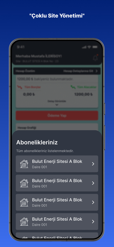 Bulut Aidat Site Yönetimi screenshot 3