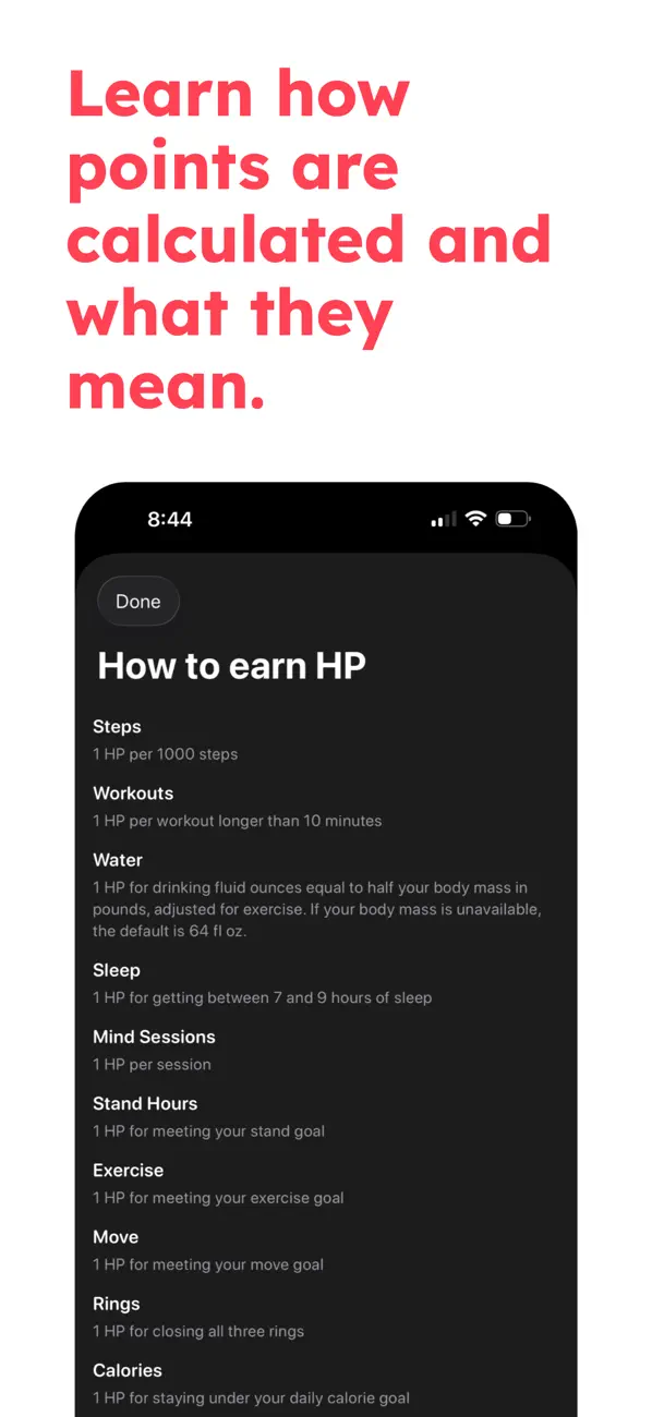 Screenshot #3 pour Health Points Club